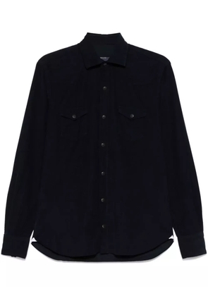 Barba corduroy shirt - Blue