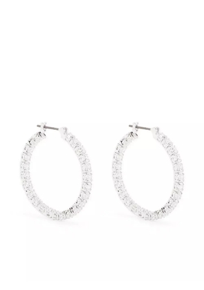 Swarovski Matrix hoop earring - Silver