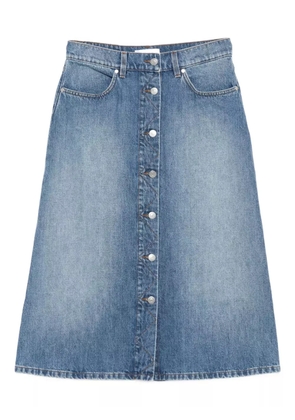 Stella McCartney button-front denim skirt - Blue