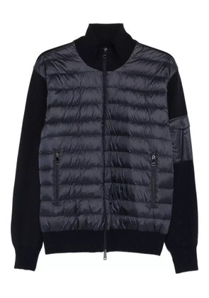 Paul & Shark quilted wool-sleeve jacket - Blue