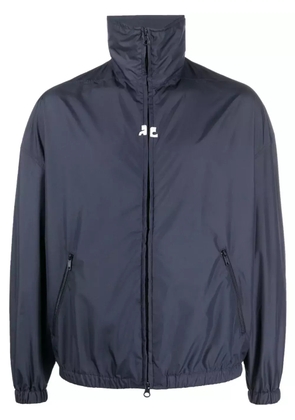 Courrèges logo-print lightweight jacket - Blue
