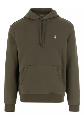 Polo Ralph Lauren logo-embroidered drawstring hoodie - Green