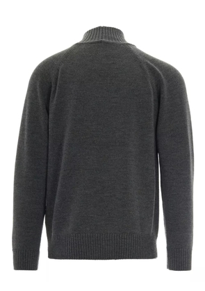 Paolo Pecora high-neck raglan-sleeve sweater - Grey