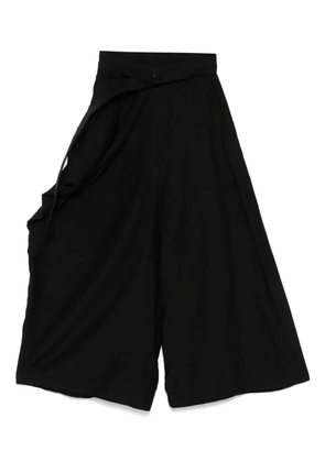 Y's dungaree jumper pants - Black