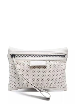 Bottega Veneta Pre-Owned 2010-2020 small perforated clutch bag - Neutrals