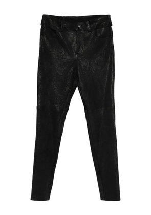 Salvatore Santoro sheepskin trousers - Black