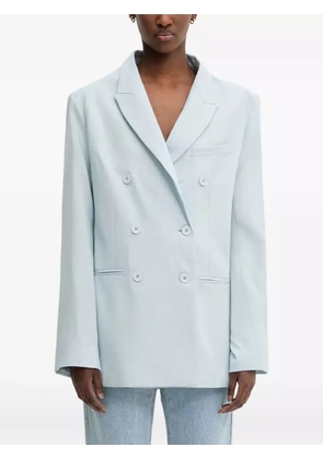 Fiorucci double-breasted embroidered blazer - Blue