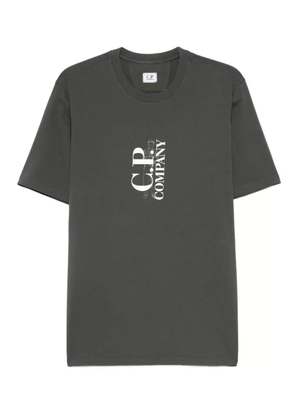 C.P. Company logo-print cotton T-shirt - Green