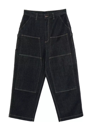 Emporio Armani multi-pocket loose jeans - Blue