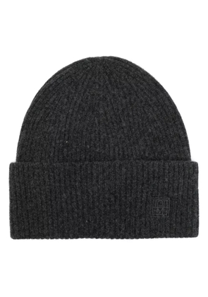 TOTEME ribbed beanie - Grey