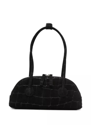 Marge Sherwood Bessette croc-effect calf-suede tote bag - Black