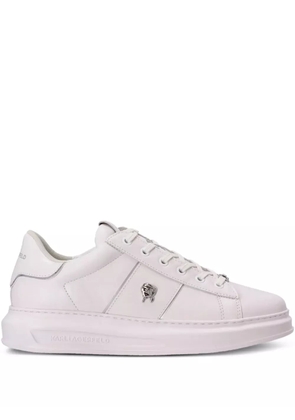 Karl Lagerfeld logo-plaque sneakers - White