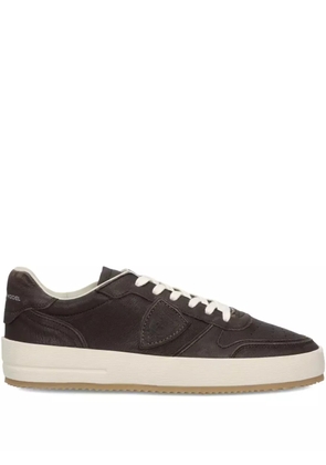 Philippe Model Paris leather low-top sneakers - Brown
