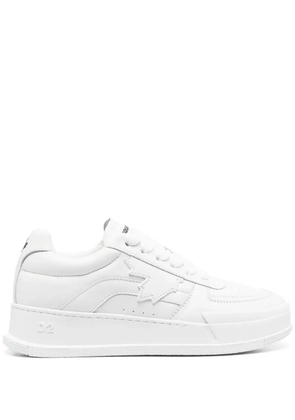 DSQUARED2 low-top lace-up sneakers - White