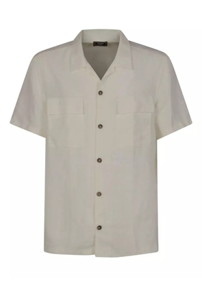 Peserico Heren Overhemd short-sleeves shirt - White