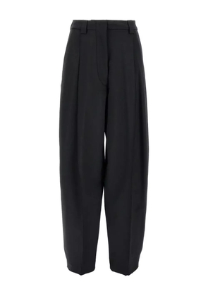 THELATEST pleated front-zip trousers - Black