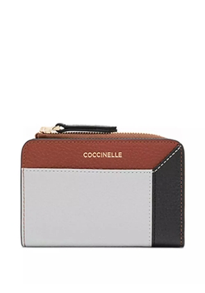 Coccinelle Loreen zip-fastening panelled purse - White