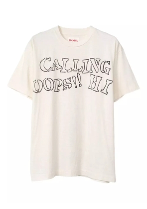 KAMIYA printed graphic T-shirt - White