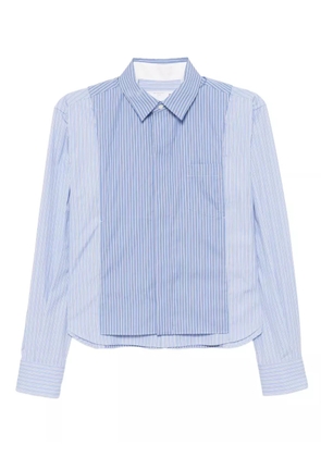 sacai poplin shirt - Blue