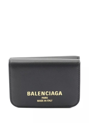 Balenciaga Pre-Owned 2023 tri-fold leather wallet - Black