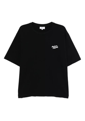 Maison Kitsuné handwriting T-shirt - Black