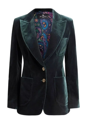 ETRO single-breasted blazer - Green
