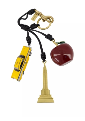 Coach new york motif bag charm - Neutrals
