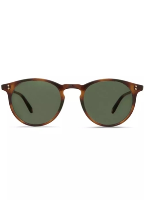 Garrett Leight Carlton round-frame sunglasses - Brown