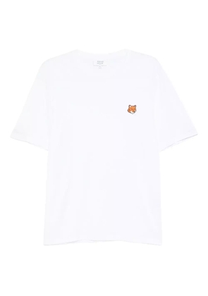 Maison Kitsuné fox-head patch T-shirt - White