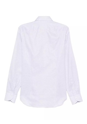 Canali buttoned cotton shirt - Purple