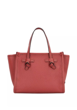 GIANNI CHIARINI mini Miss Marcella knotted leather tote bag - Red