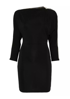 Patrizia Pepe zip-detail dress - Black