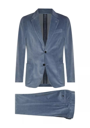 Lardini corduroy two-button suit - Blue