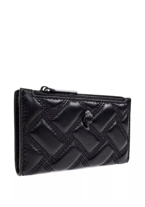 Kurt Geiger London Kensington quilted skull-detail bifold wallet - Black