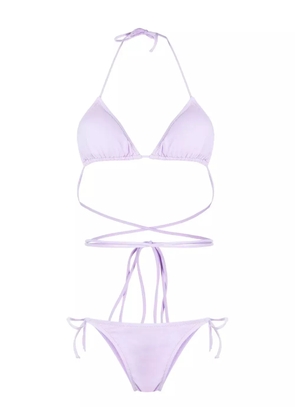 Reina Olga Miami lurex bikini set - Purple