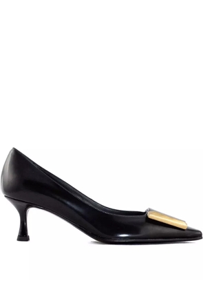 Roberto Festa 45mm leather square-toe pumps - Black