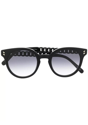 Stella McCartney Eyewear chain-detail sunglasses - Black