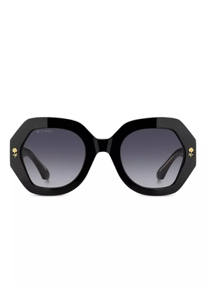 ETRO geometric-frame sunglasses - Black