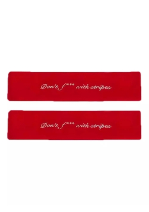 adidas x Avavav logo-embroidered headband set
