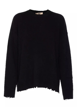 Aniye By wool raw-edge sweater - Black