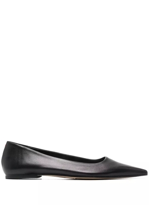 Aeyde Cassy leather ballet flats - Black