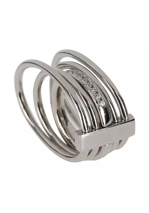 Panconesi Solar Crystal ring - Silver