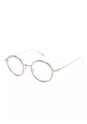 Megane and Me Rachael round-frame glasses - Silver