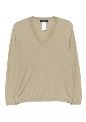 Fabiana Filippi v-neck sweater - Green