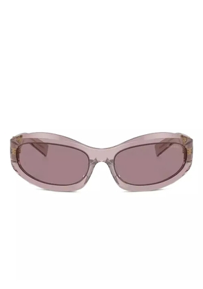 Miu Miu Eyewear Glimpse sculpted-frame sunglasses - Purple