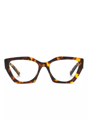 Prada Eyewear cat eye-frame glasses - Brown