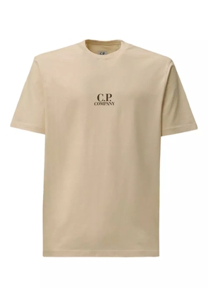 C.P. Company logo-print T-shirt - Neutrals