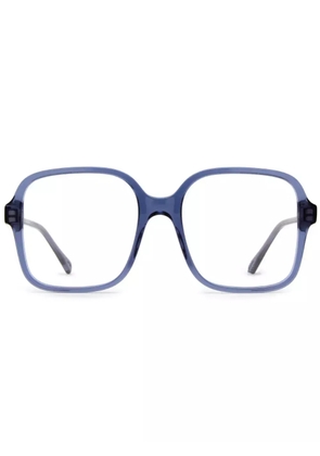 Chloé Eyewear oversize frame glasses - Blue