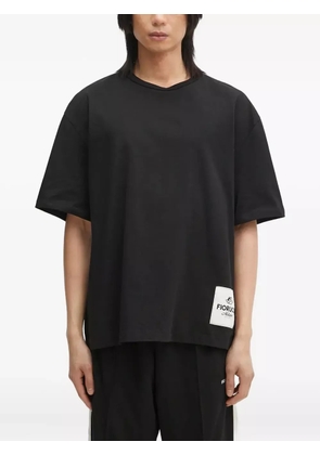 Fiorucci logo-patch T-shirt - Black