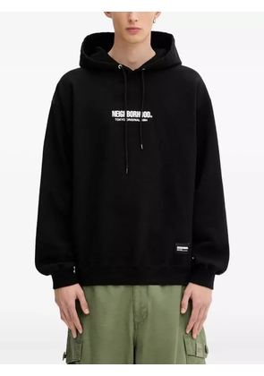 Neighborhood logo-detailed hooded sweatshirt - Black